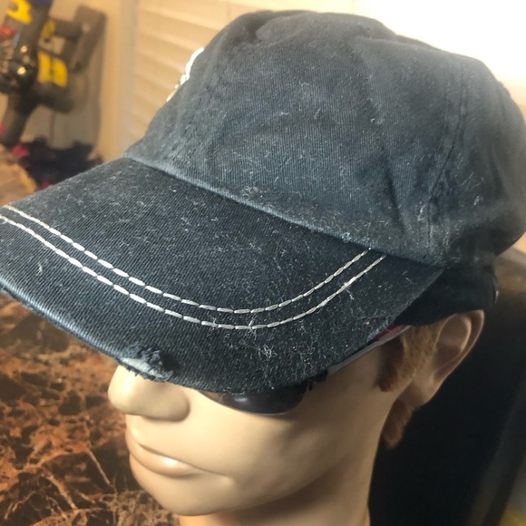 Awst International Black White Embroidered Horse Baseball Hats Size Adjustable - Picture 8 of 12